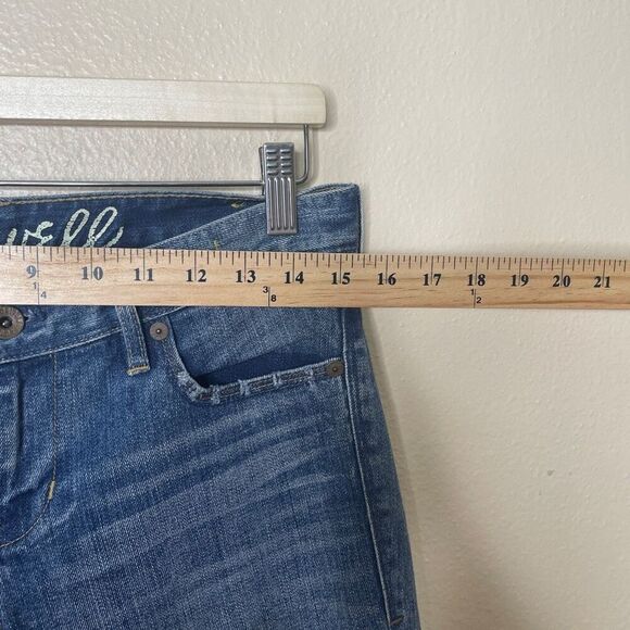 Madewell Jeans Women's 28X34 Blue Rail Straight Low Rise Denim Casual - Picture 5 of 12